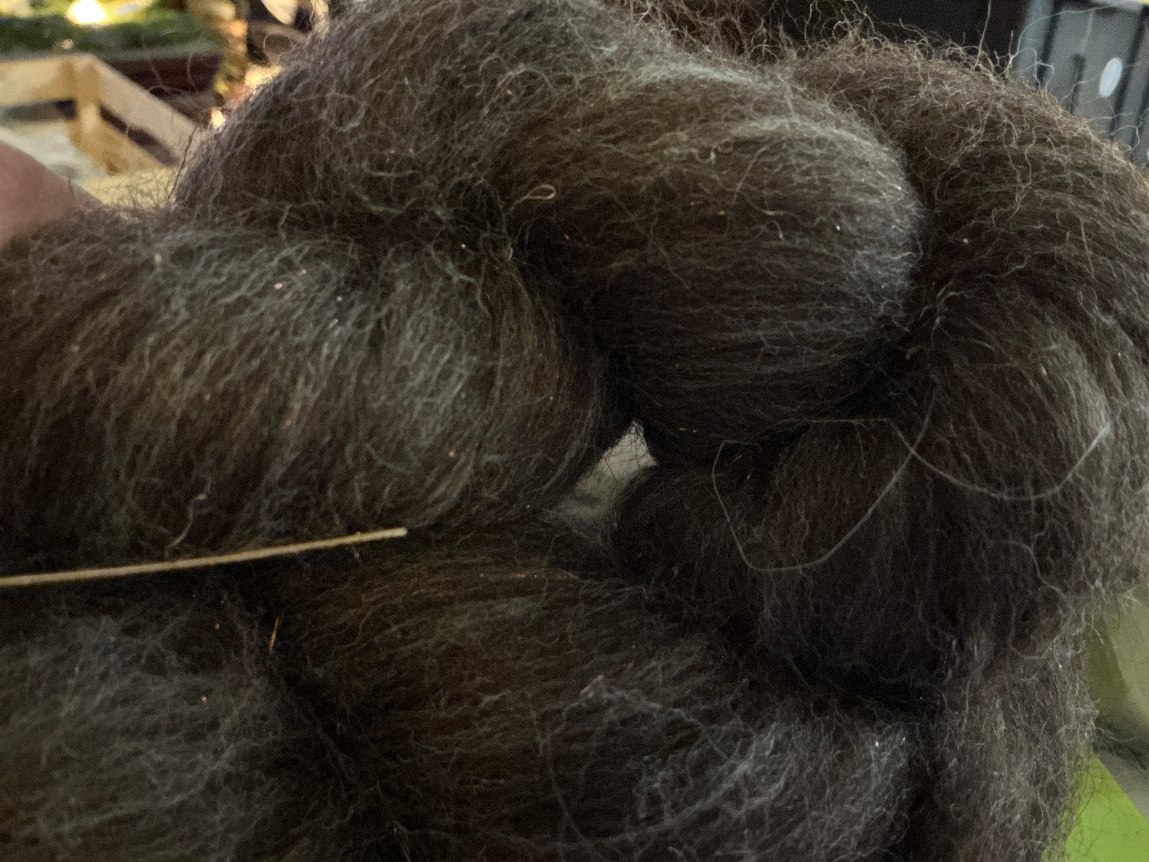 Zwartbles Wool and Glitter 4oz