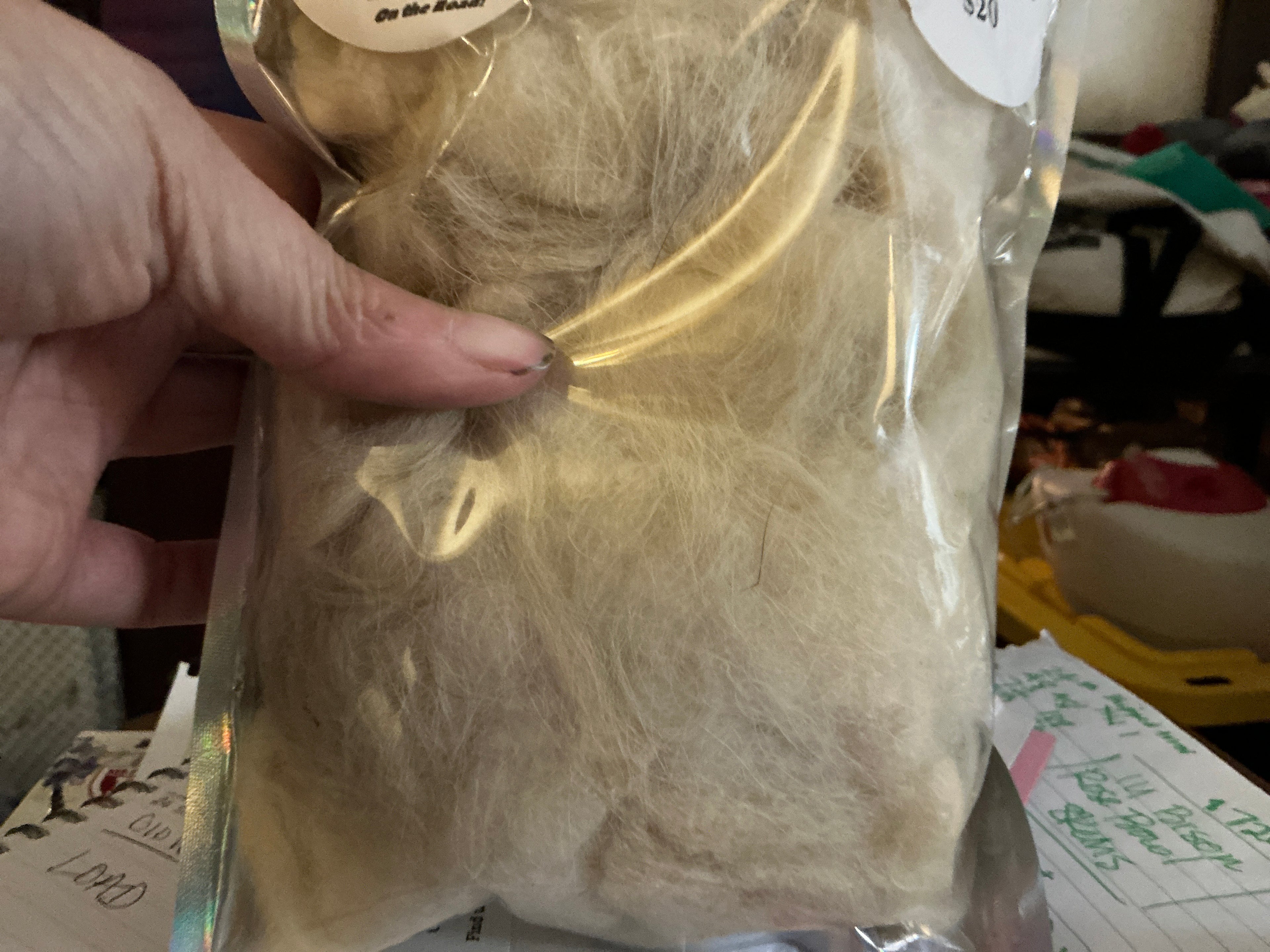 1oz Mountain Goat Fiber