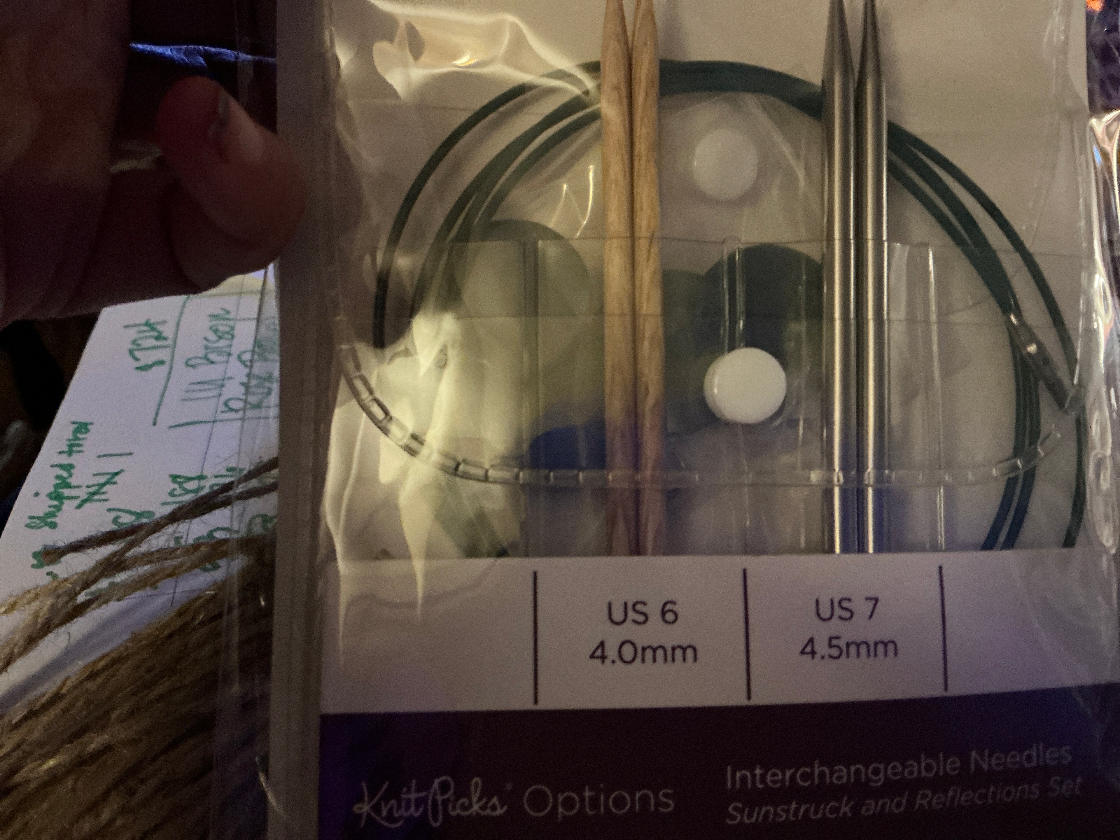 Interchangeable Try It Needle Set - KnitPicks sz 6, 7