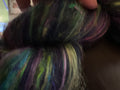 Silky Merino - 30/15/55 Mulberry Silk, Sari Silk, Merino Wool Braid 4oz