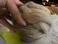 1oz NY Bison Muga Silk Baby Cormo Fiber