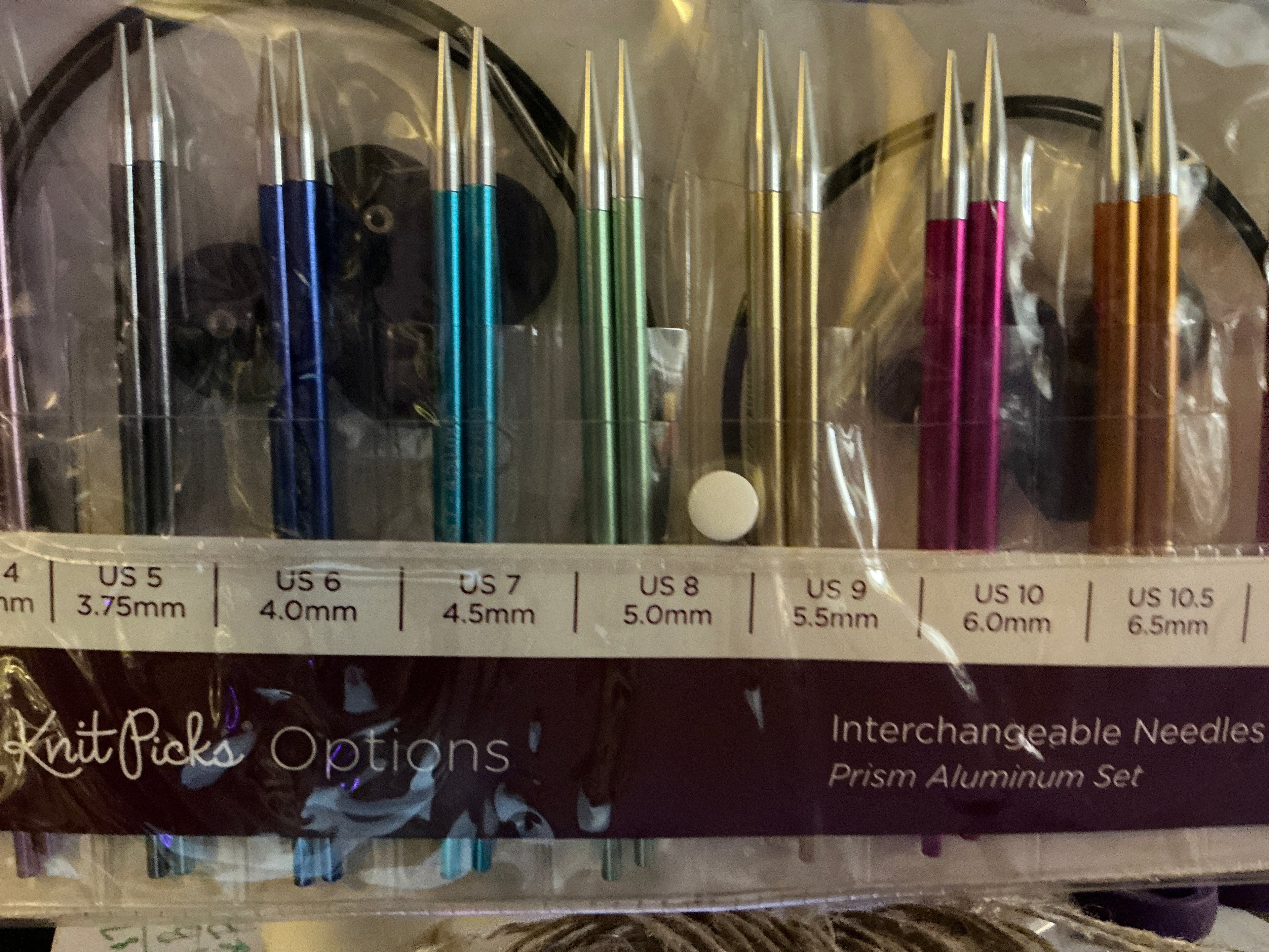 Interchangeable Knitting Needles - Prism Aluminum Set