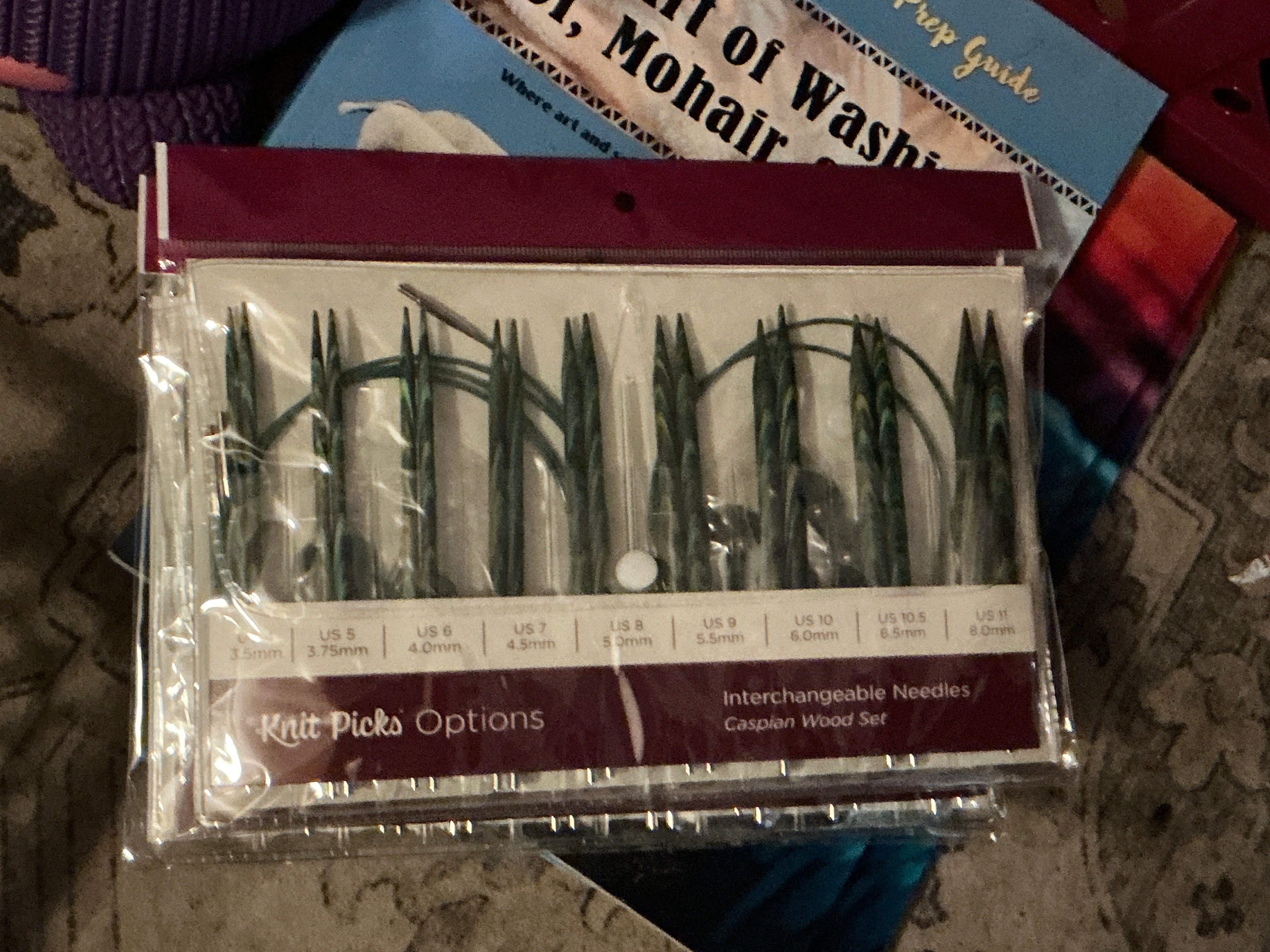 Caspian Wood Interchangeable Circular Needle Set KnitPicks
