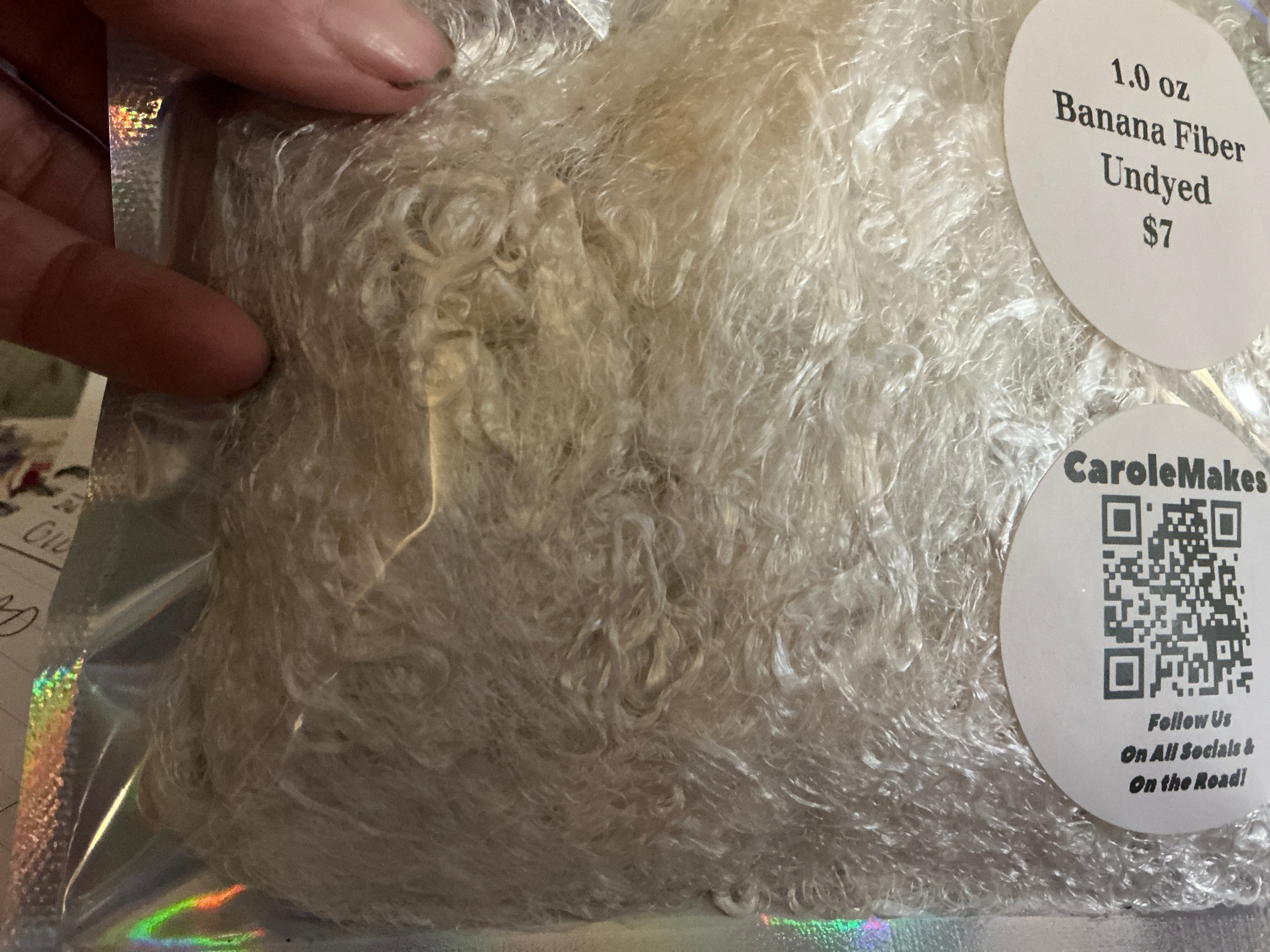 1oz Banana Fiber Undyed