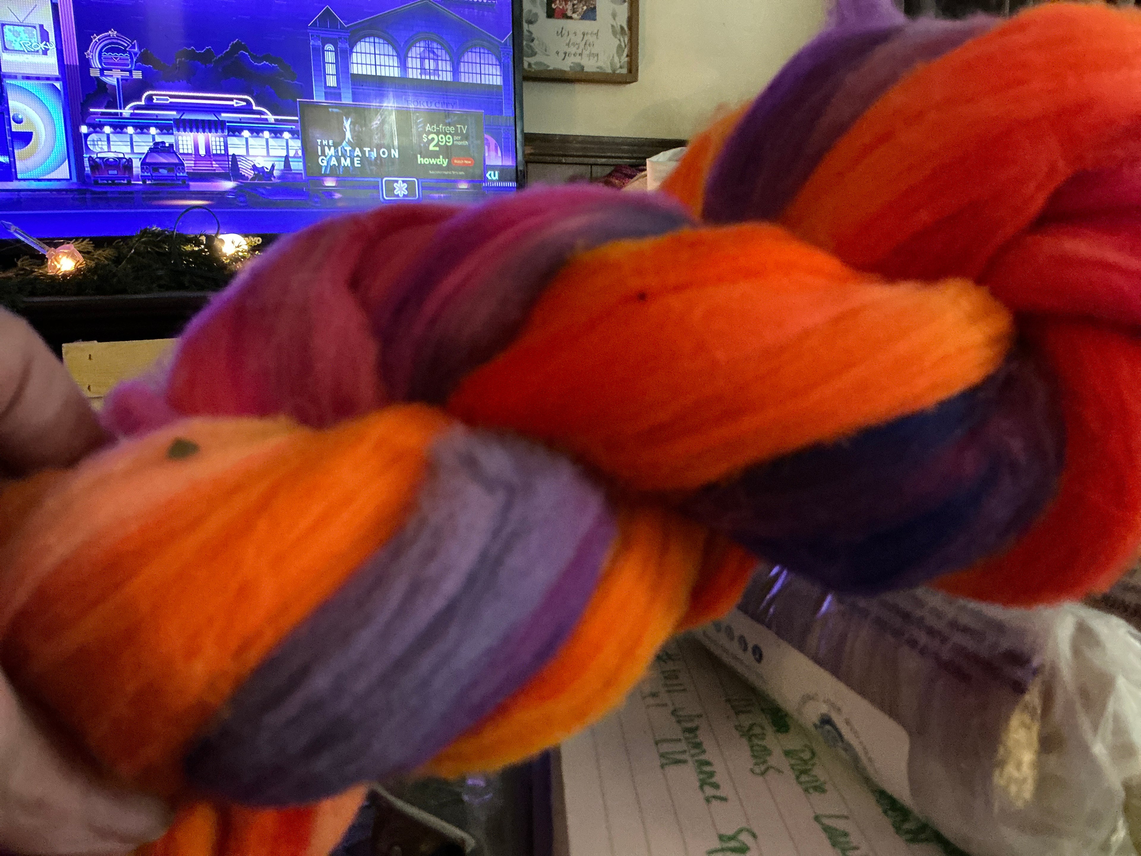 100% Rambo Wool Braid - Tahitian Sunset