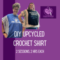 DIY Upcycled Crochet TShirt