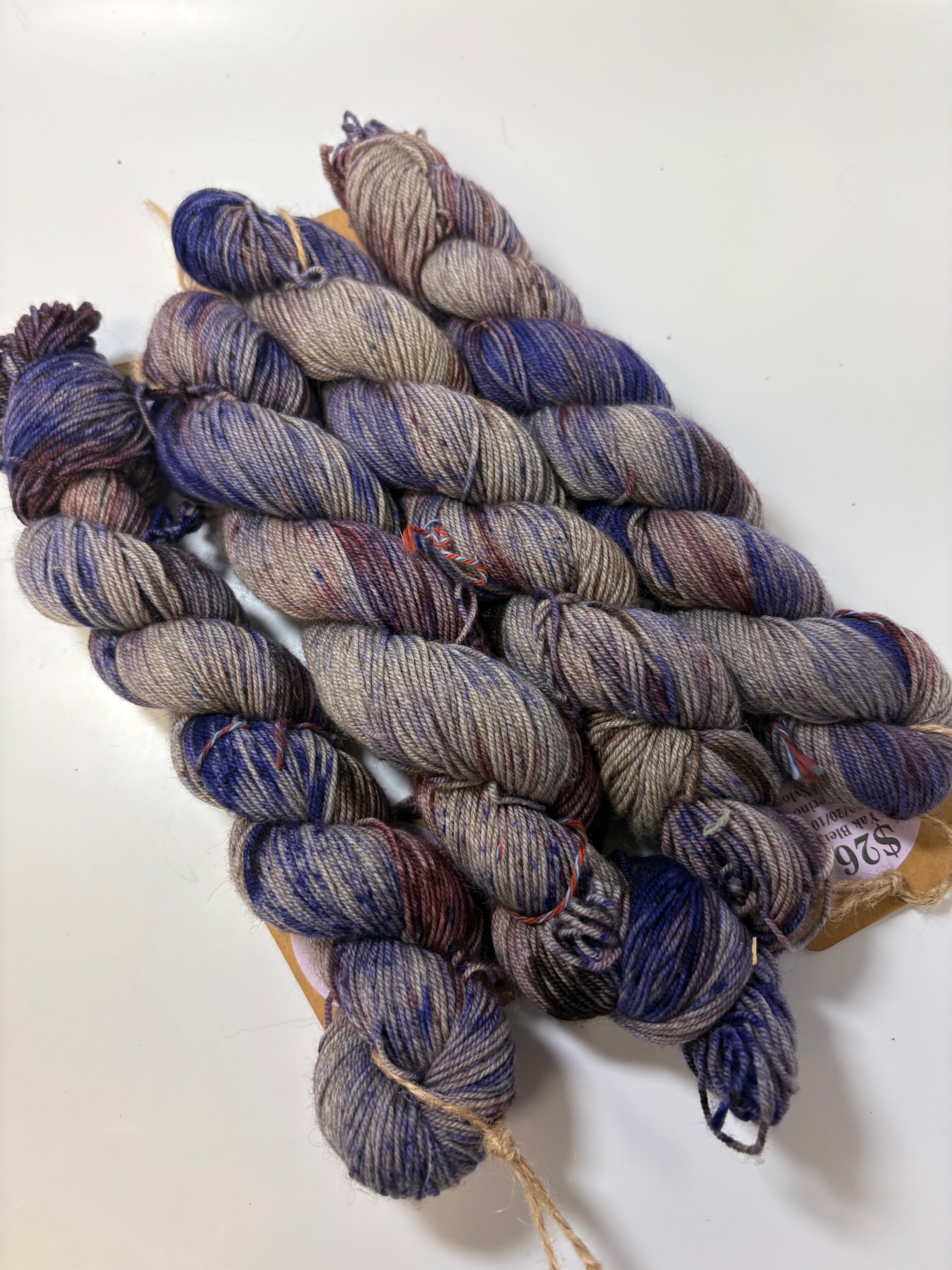 Yak Blend - Speckled Purples