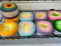 Yarn Art Flowers Cake Rainbow
