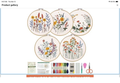 Cyanfour Flower 4 pack Embroidery Kit
