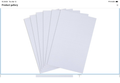 6pc Aida Cloth White for Cross Stitch