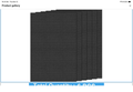 6pc Aida Cloth Black for Cross Stitch