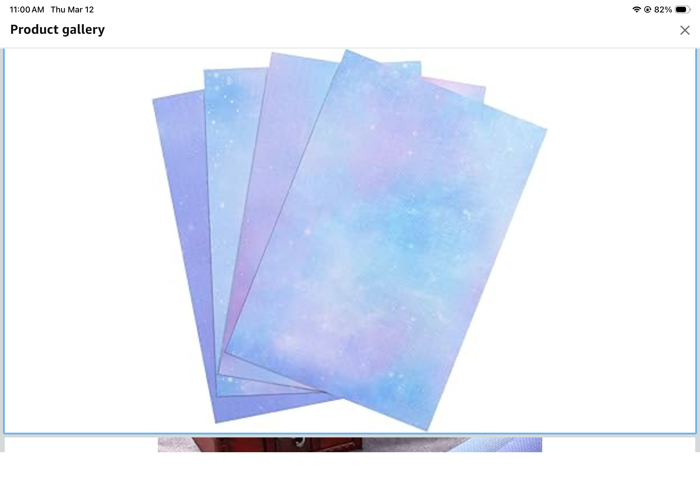 Blue Dyed Aida Cloth - 14ct 12”x18”