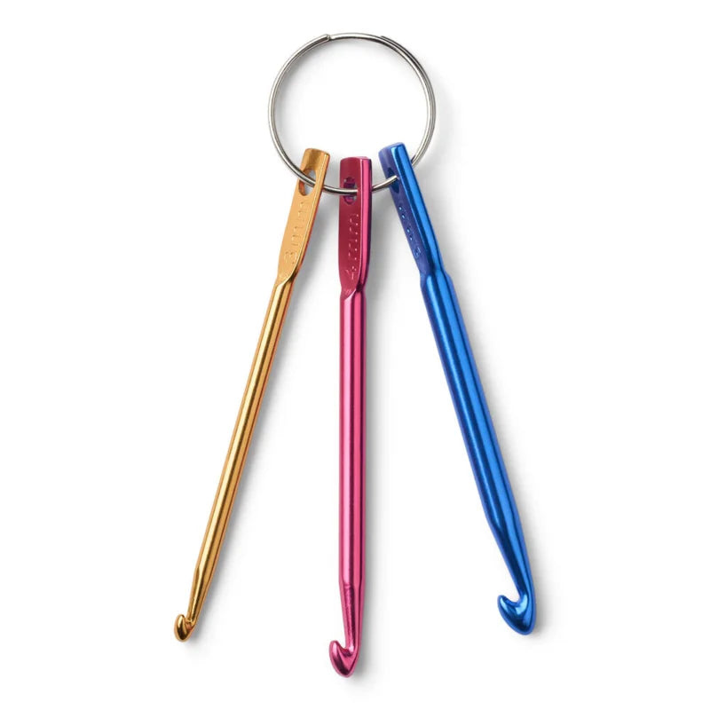 Crochet Hook Set of 3 Keychain