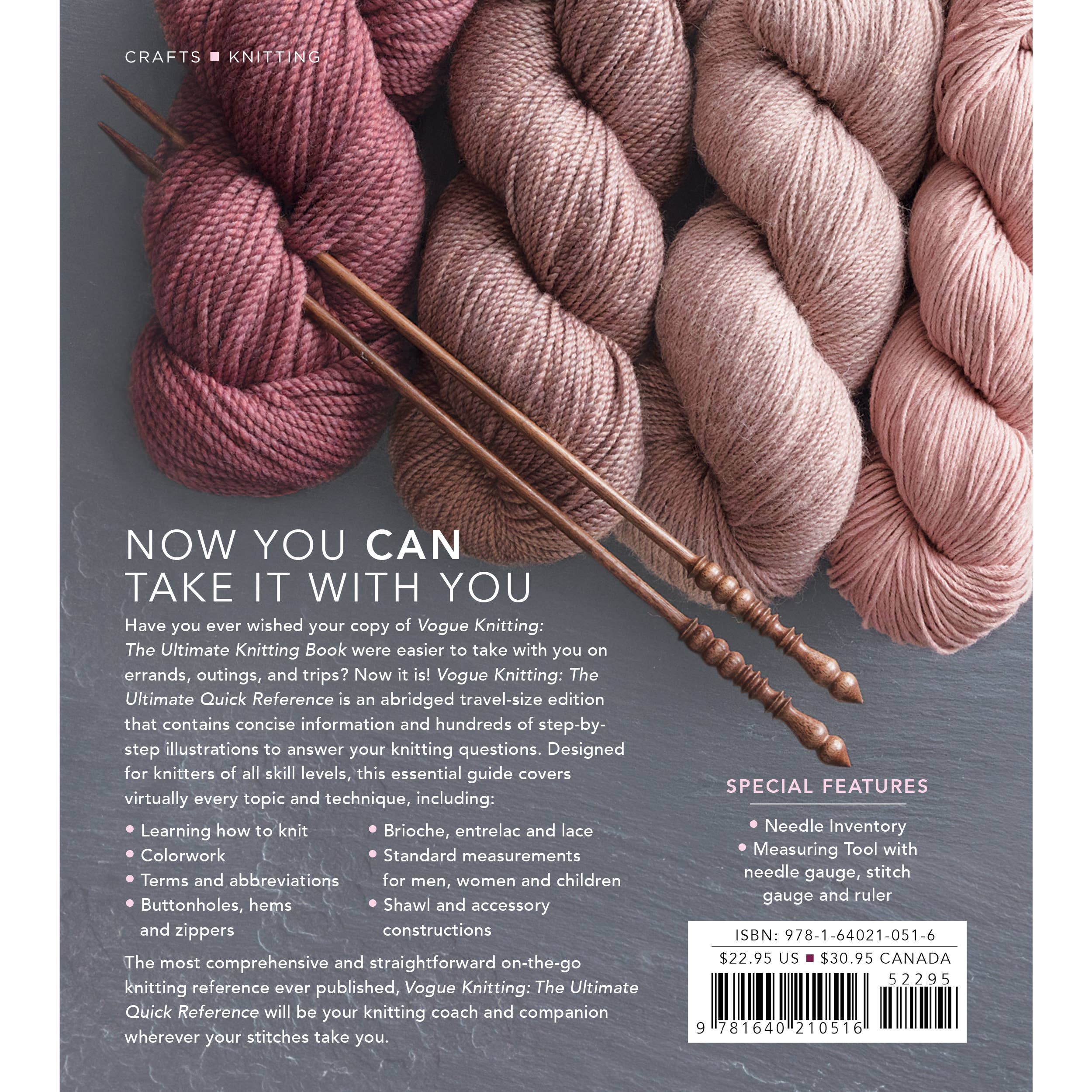 Vogue® Knitting The Ultimate Quick Reference Guide